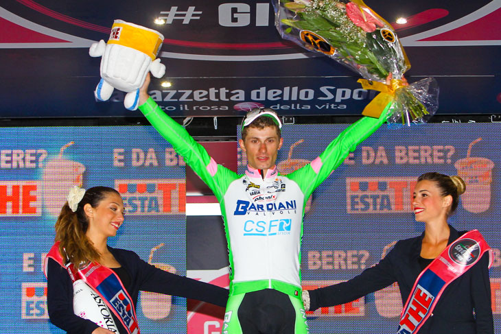 第4ステージ優勝 エンリーコ・バッタリーン(イタリア、バルディアーニヴァルヴォーレ・CSFイノックス)