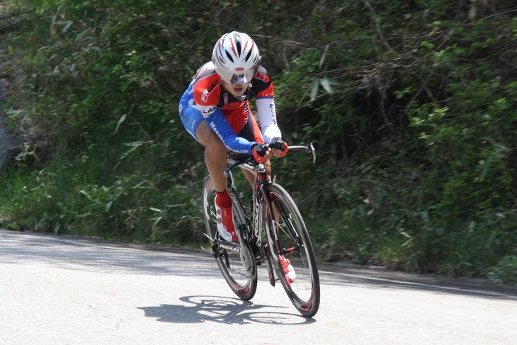 2days race in 木祖村2013のTTで佐藤信哉が初参加で4位に入る