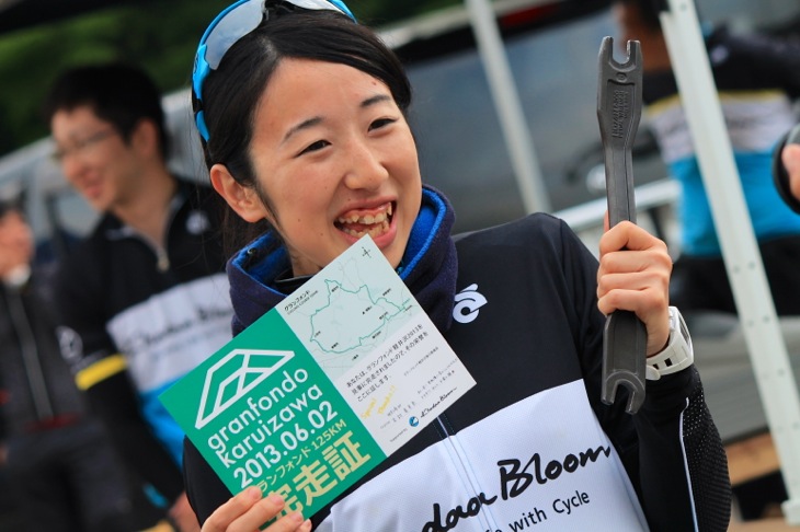 コーダブルームから参加した唯一の女性ライダー、木村真吏奈さん