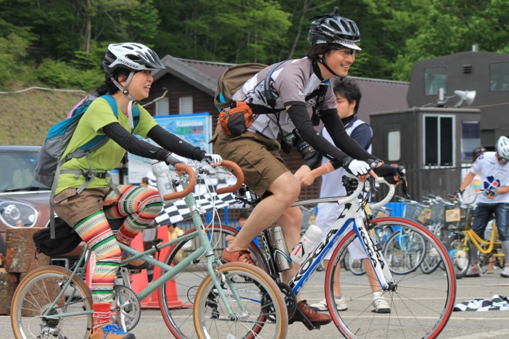 軽井沢の自然とグルメを堪能して、笑顔でゴール!