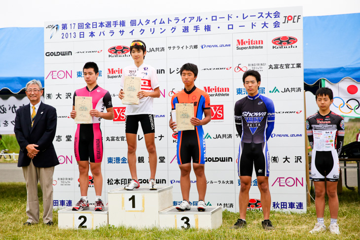 男子U17表彰台