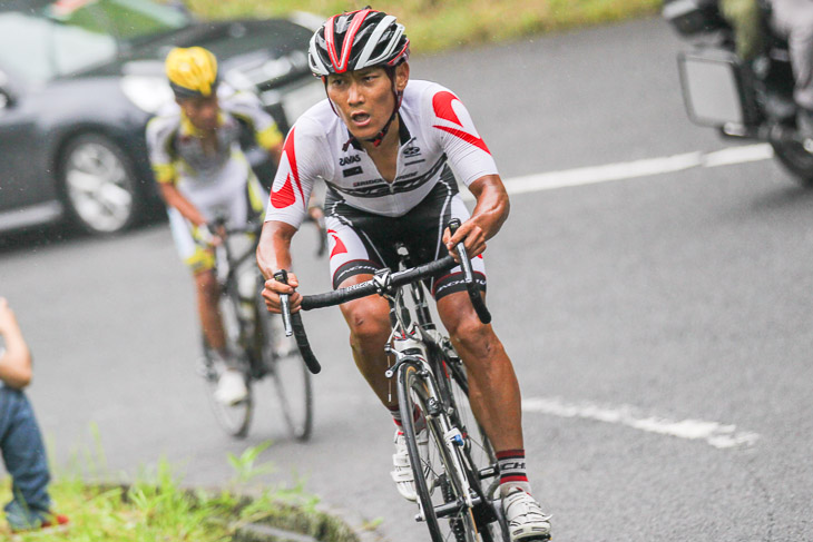 10周目、2番手に出た清水都貴(ブリヂストンアンカー)