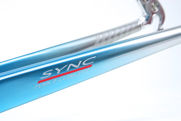 SYNCマークはバイクとライダーが同調する様に設計されていることを意味する