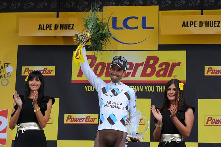 ステージ優勝、敢闘賞のクリストフ・リブロン(フランス、アージェードゥーゼル)