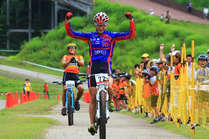 中学2年生の北林力が3年生を制し優勝を飾る