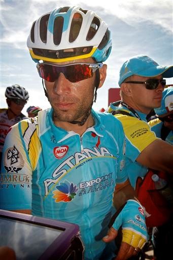 総合優勝候補のヴィンチェンツォ・ニーバリ(イタリア、アスタナ)