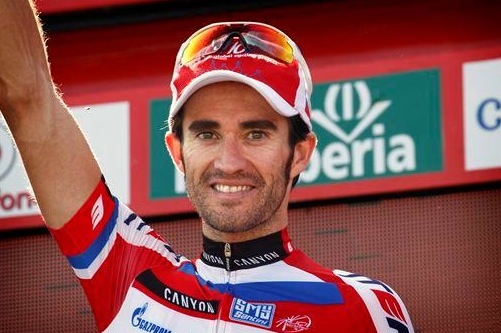 ステージ優勝のダニエル・モレーノ(スペイン、カチューシャ)