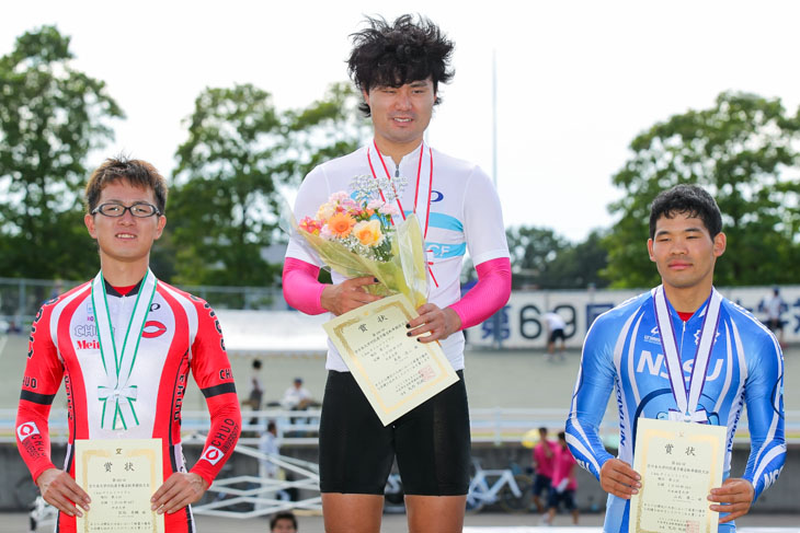 男子1kmタイムトライアル 表彰