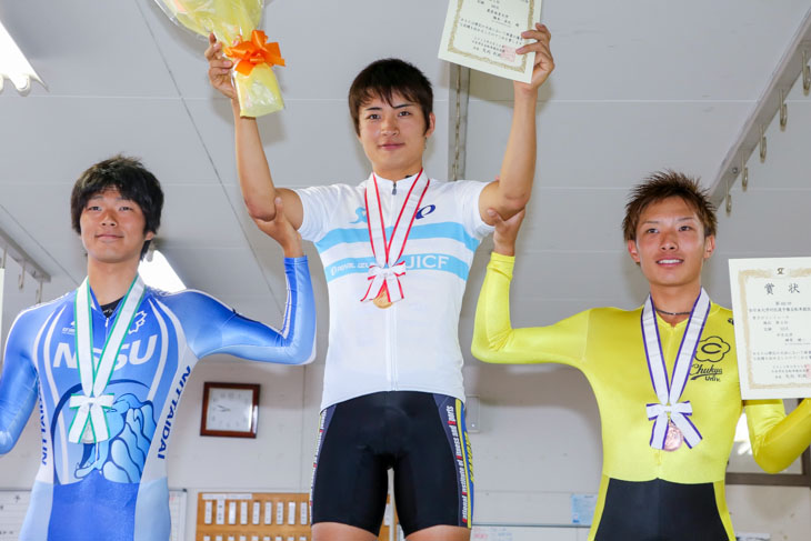 男子ポイントレース 表彰