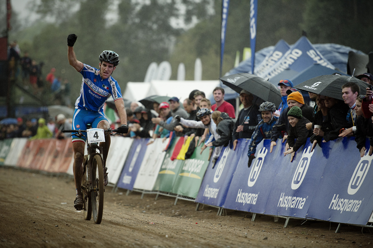 XCO U23男子を制したガーハード・カーシュ（イタリア）