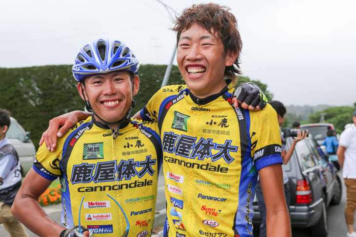 日本一の徳田兄弟。兄の鍛造（左）は全日本ロードU23チャンピオン