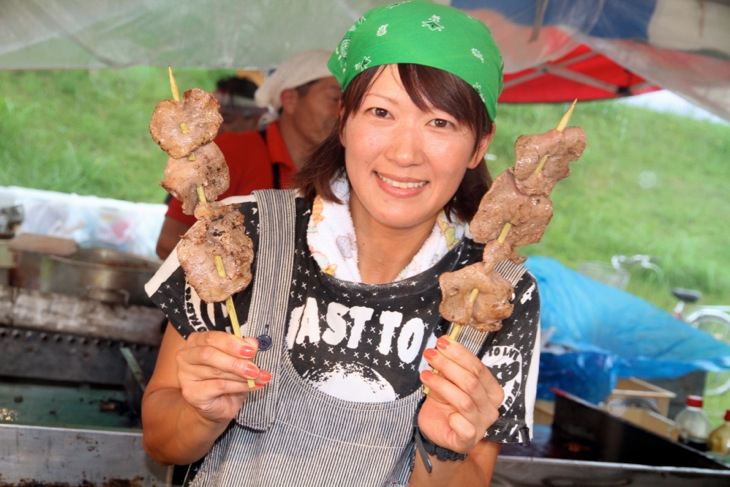 仙台名物の牛たん串は美味しいですよ!