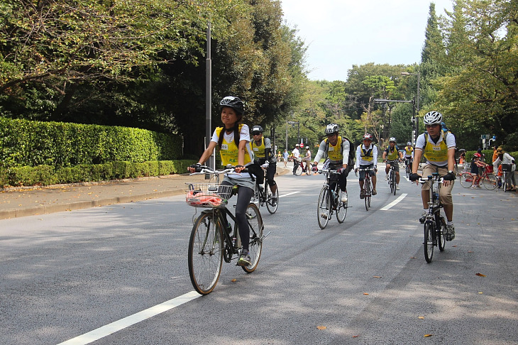 学生クリテリウムなどが開催される神宮外苑サイクリングコース