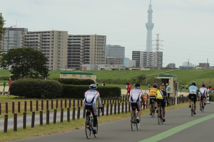 復路では東京スカイツリーが良く見えるポイントが多数