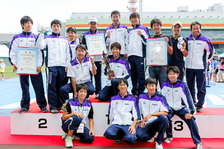 総合優勝の東京都