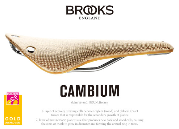 ユーロバイク2013にて金賞を受賞したブルックス CAMBIUM