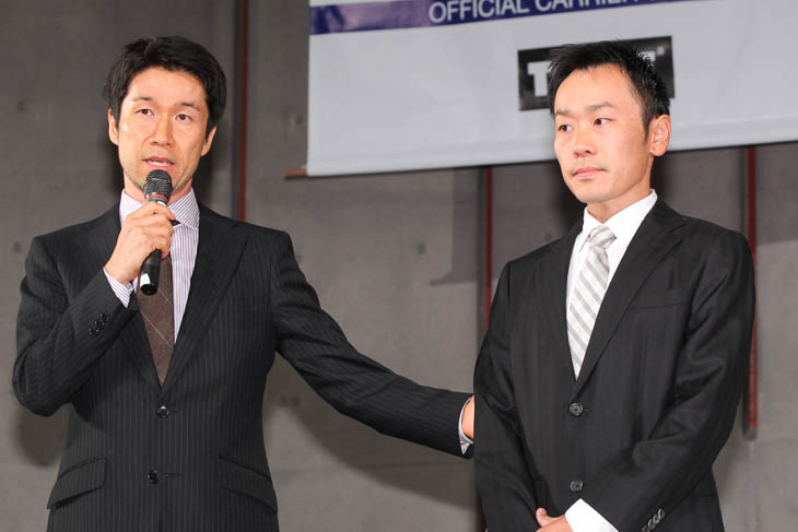 2013ジャパンカップで、宇都宮ブリッツェンの監督を退き、清水勇輔氏へ託すことを発表した栗村修氏