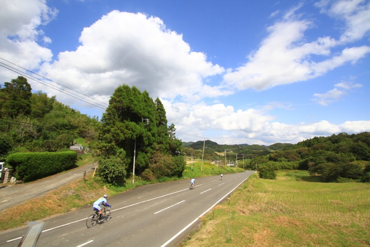 房総の内陸はサイクリングに絶好の道が続く