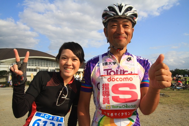 最後私を引っ張ってくれた指導員さんとパチリ!ありがとうございました