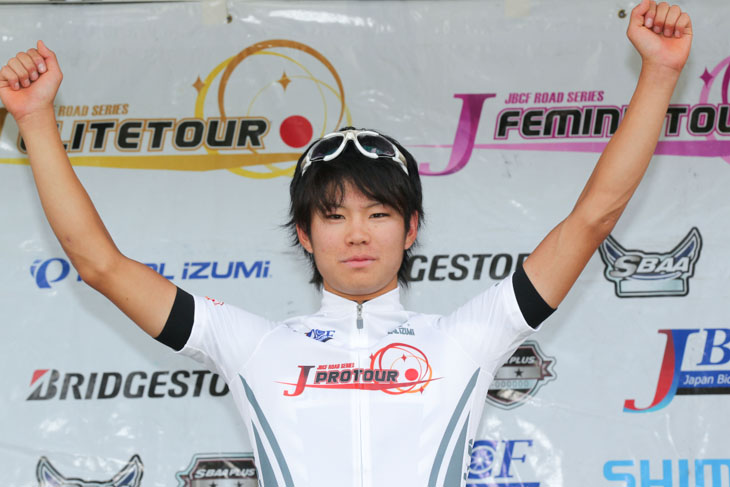 JプロツアーU23優勝の西村大輝(シマノレーシング)