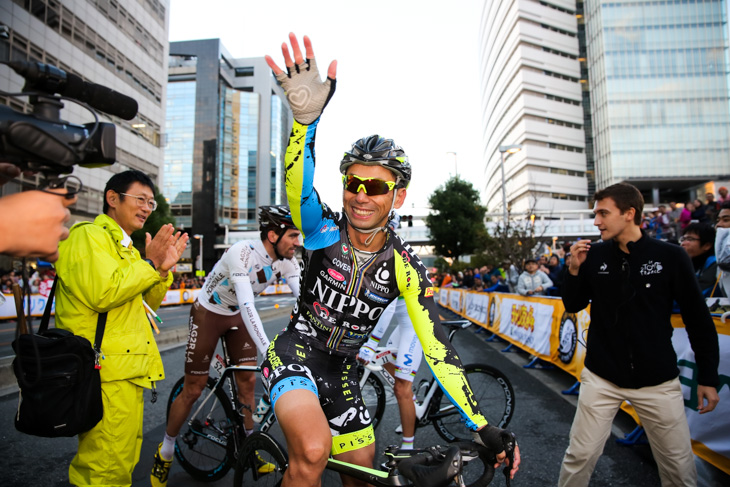 引退レースを走り終えた福島晋一(チームNIPPO・デローザ)