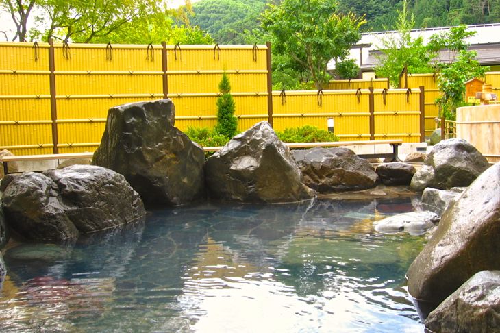 付近には温泉も多数ある。レース前後にのんびりとくつろいでみては?