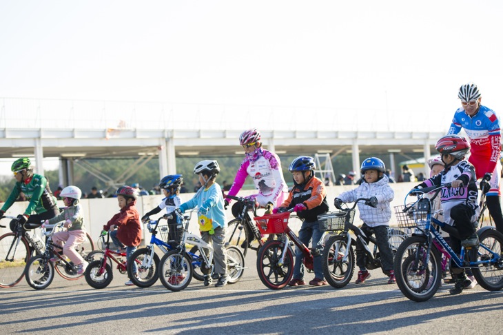 最後は500mのキッズレース