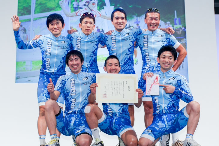 Jエリートツアー　年間団体総合1位　GRUPPO ACQUA TAMA