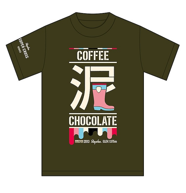 Rapha 野辺山シクロクロス2013公式Tシャツ（カモフラージュグリーン）