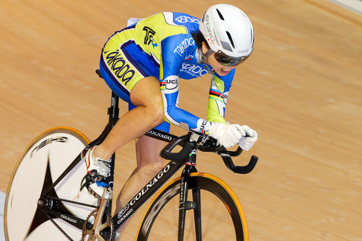 女子3km個人追抜競走　1位　和地恵美（たかだフレンドレーシング）4分18秒664