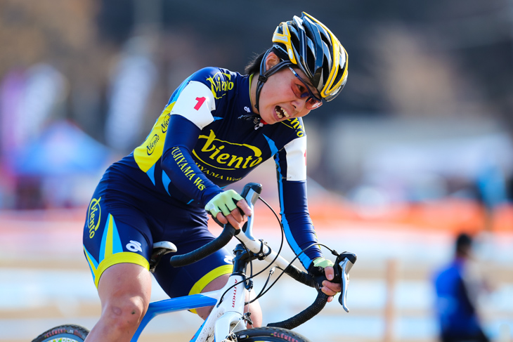 女子エリート2013年チャンピオンの宮内佐季子(Team CHAINRING)