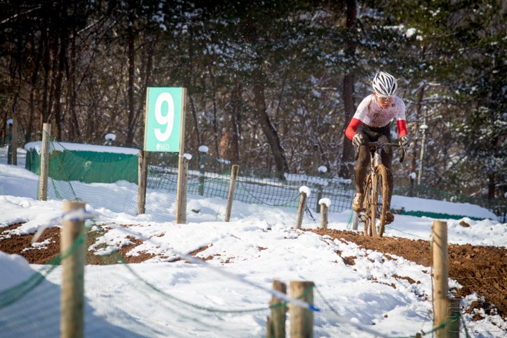 C1 単独2位を走る横山航太(篠ノ井高校)