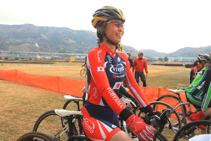 女子レースに急遽参加した宮内佐季子(CLUB viento)