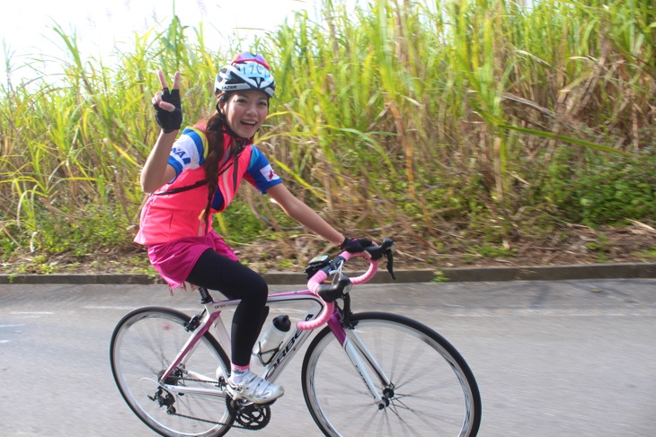 昨年100kmコースに挑戦した台湾人の女優さん。今年は160kmコースにステップアップ