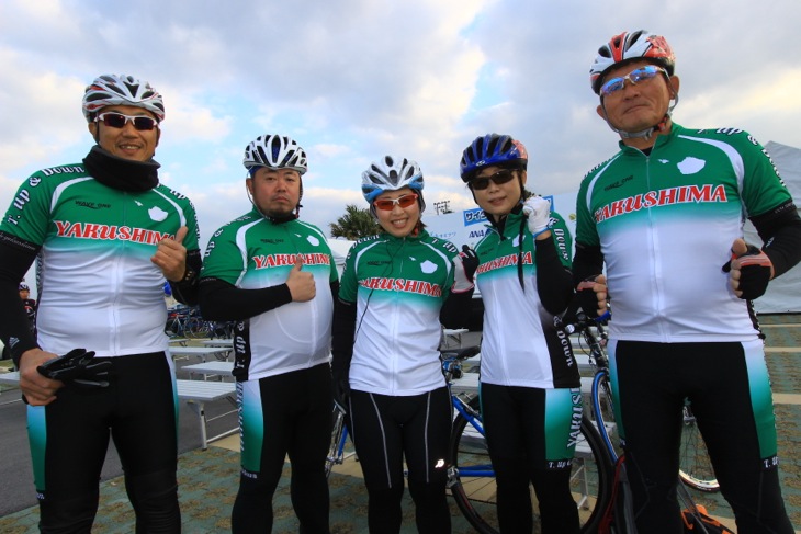 屋久島の自転車クラブ、Team YAKUSHIMAの皆さん