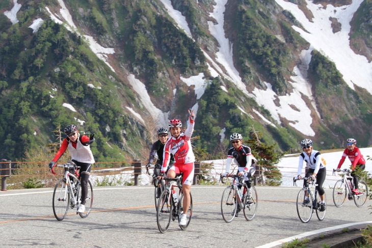 1年に1度、絶景を望む立山アルペンルートを自転車で走ることのできる「立山アルペンヒルクライム」