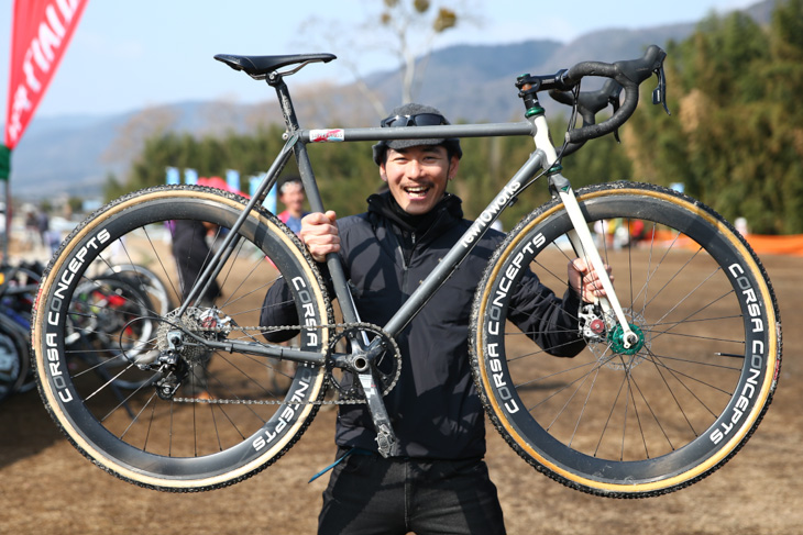 窪田博英さん（八ヶ岳CYCLOCROSS CLUB） REW10 WORKS CX