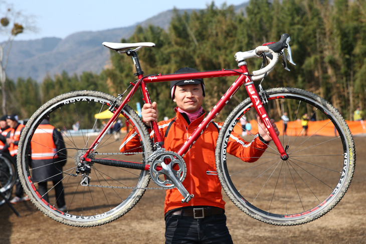 菅原成典さん（八ヶ岳CYCLOCROSS CLUB） KUALIS Light weight steel CX