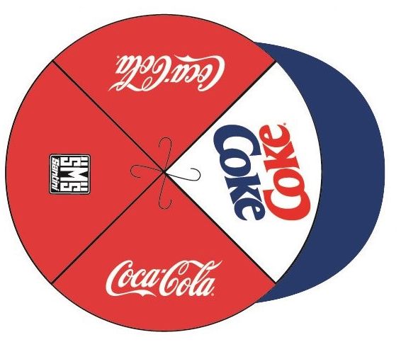 コカ・コーラ×サンティーニ コットンキャップ（RED WHITE BLUE）