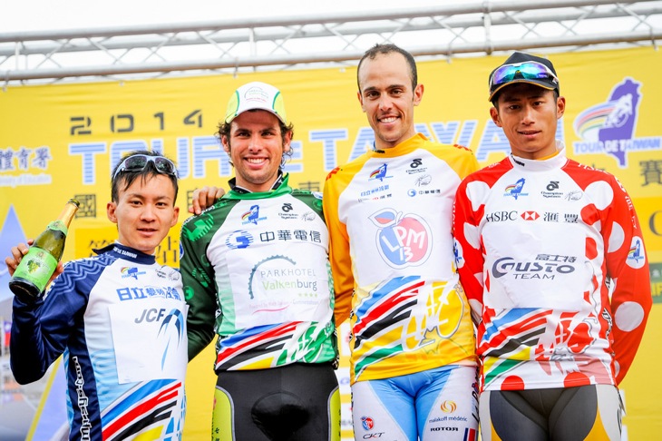 各賞表彰。内間康平(日本ナショナルチーム)もアジアンリーダーを守った
