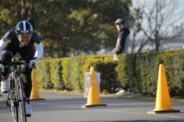 ゴール手前、最後のスプリント