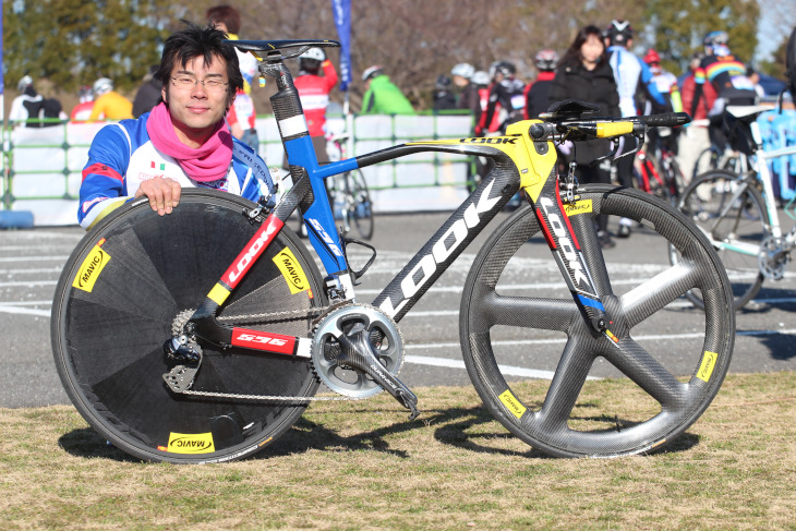 岩佐昭一さん(サイクル・フリーダム) ルック 596タイムトライアル