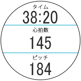 屋内でもトレーニング管理ができるGセンサーが内蔵されている