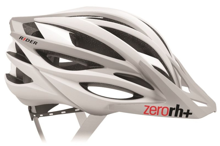 ZEROrh+ RIDER BIKE HELMET(マットホワイト/マットライトグレー)