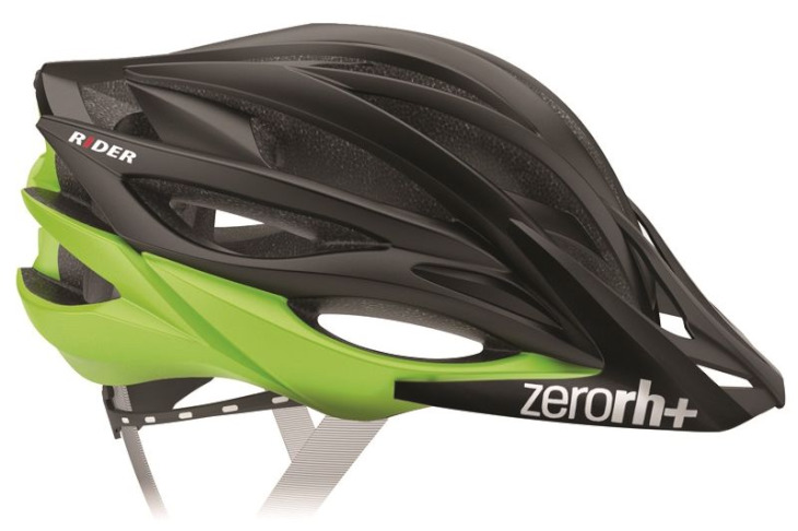 ZEROrh+ RIDER BIKE HELMET(マットブラック/マットアシッドグリーン)