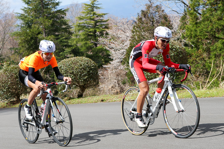 A-Jクラス ラスト1周へ逃げる石上優大（横浜高）と中村圭佑