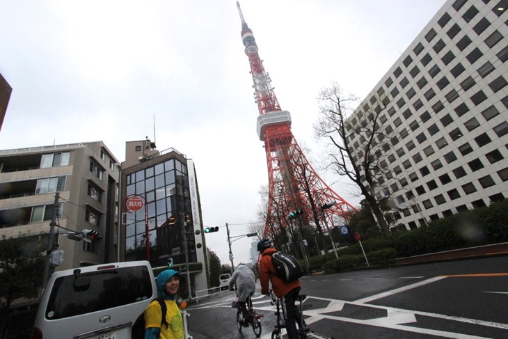 東京タワーが見えればそろそろゴールです