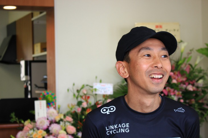 LINKAGE CYCLEINGオーナーの田代恭崇さん