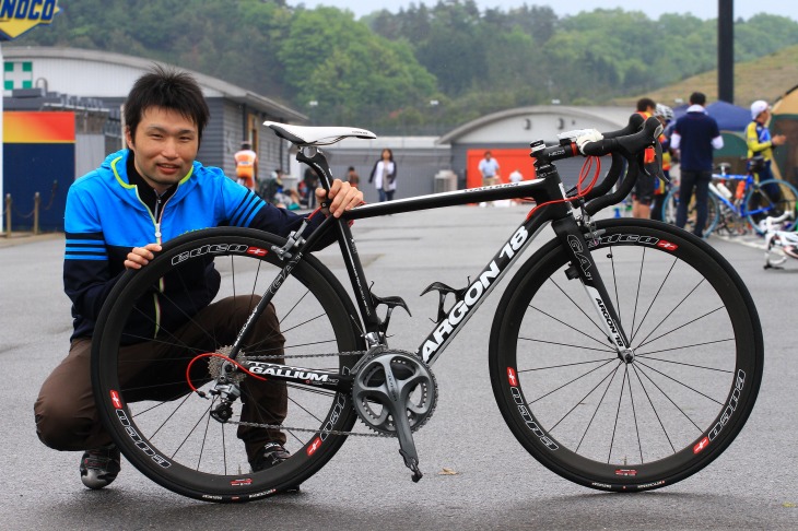 川村亮介さん（FRESH and FLY CYCLES) のアルゴン18 GALLIUM PRO