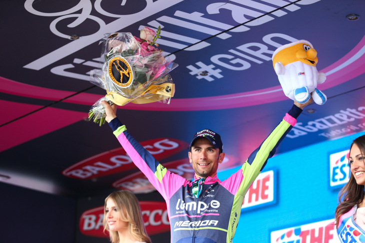 ジロでステージ2勝をマークしたディエゴ・ウリッシ（イタリア、ランプレ・メリダ）